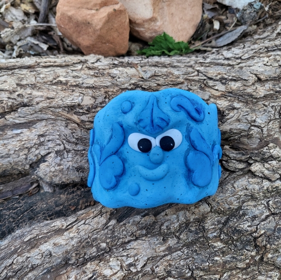 🦋Blue🧊Turquoise Clay 💧Face Bracelet🦋Cuff - Picture 2 of 11